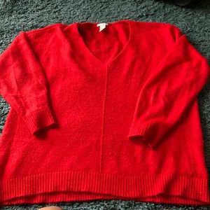 Worn once! Red sweater !